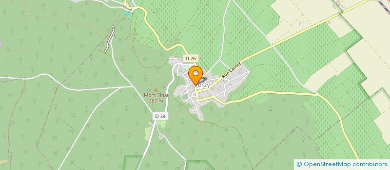 localisation de l'entreprise AU CHANT DES GALIPES  VERZY