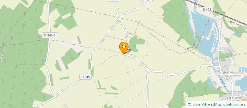localisation de l'entreprise AU CHARME DE LA LAUZIERE à CHUISNES