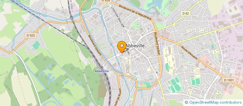 localisation de l'entreprise AU CHAROLAIS à ABBEVILLE
