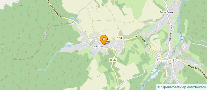 localisation de l'entreprise AU CHAROLAIS GOURMAND  RAON-AUX-BOIS