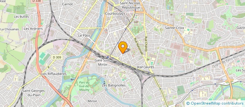 localisation de l'entreprise AU CHAT ZEN  LE MANS