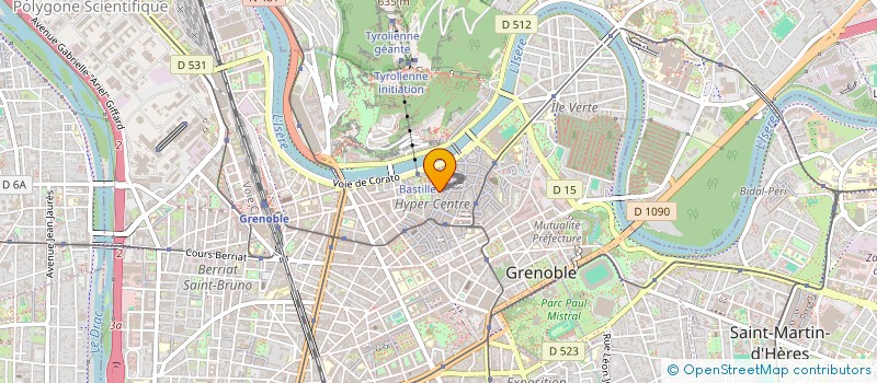 localisation de l'entreprise AU CHEMIN DE TABLE  GRENOBLE