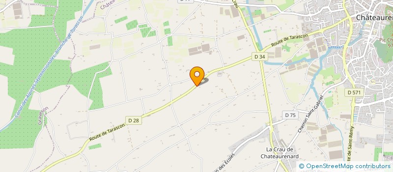 localisation de l'entreprise AU CHEVAL D'OR à CHATEAURENARD