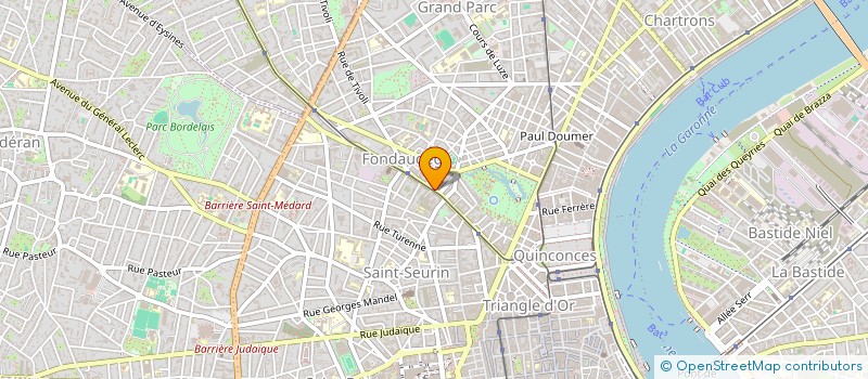 localisation de l'entreprise AU CHIEN BEAUTE  BORDEAUX