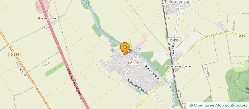 localisation de l'entreprise AU CHOEUR DU MASSIF  LOIVRE