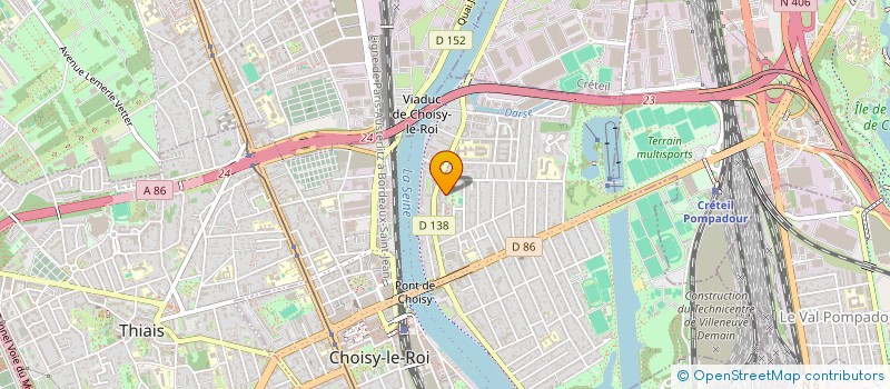 localisation de l'entreprise AU CHOIX  CHOISY-LE-ROI