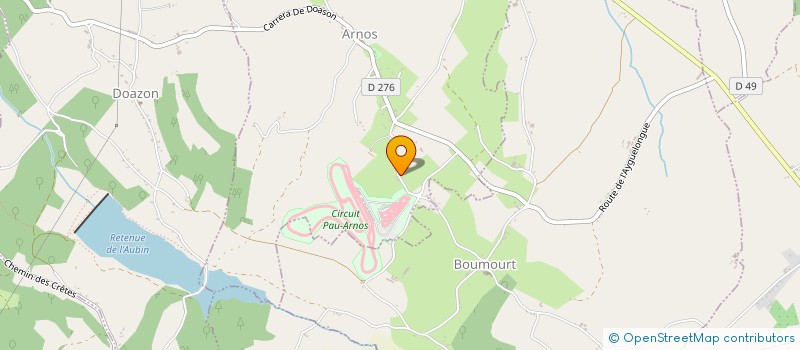 localisation de l'entreprise AU CIRCUIT  ARNOS