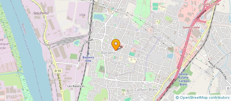 localisation de l'entreprise AU CISEAU D'OR SARL  BASSENS