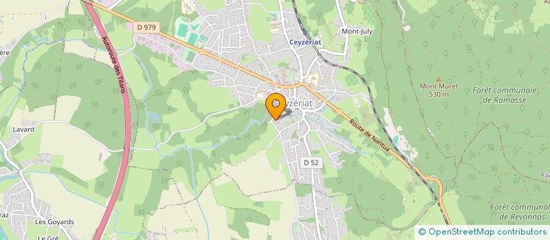 localisation de l'entreprise AU CLAIR DE LA LINE à CEYZERIAT