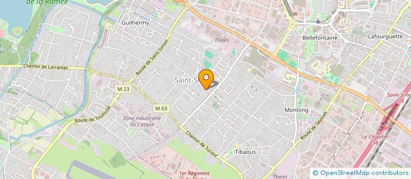 localisation de l'entreprise AU CLAIR DE LUNE  TOULOUSE