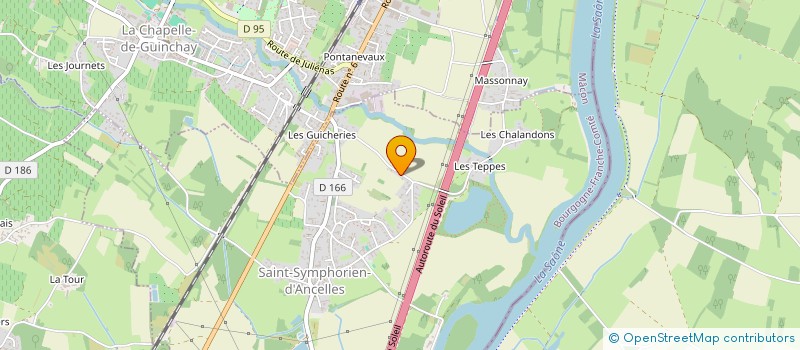 localisation de l'entreprise AU CLAIR DE LUNE  SAINT-SYMPHORIEN-D'ANCELLES