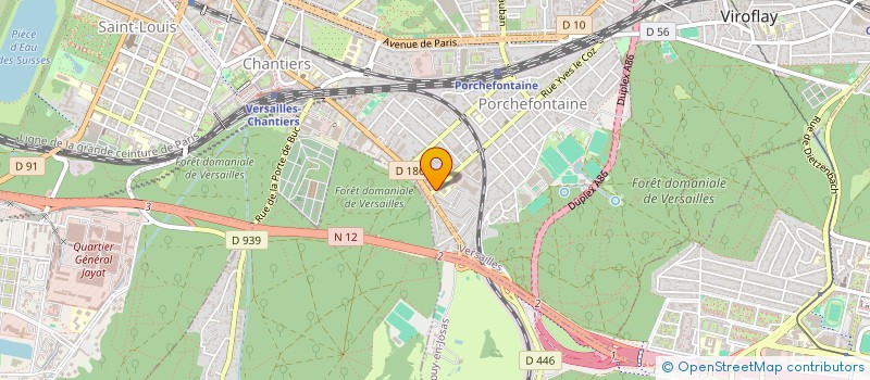 localisation de l'entreprise AU CLAIR DU JARDIN à VERSAILLES