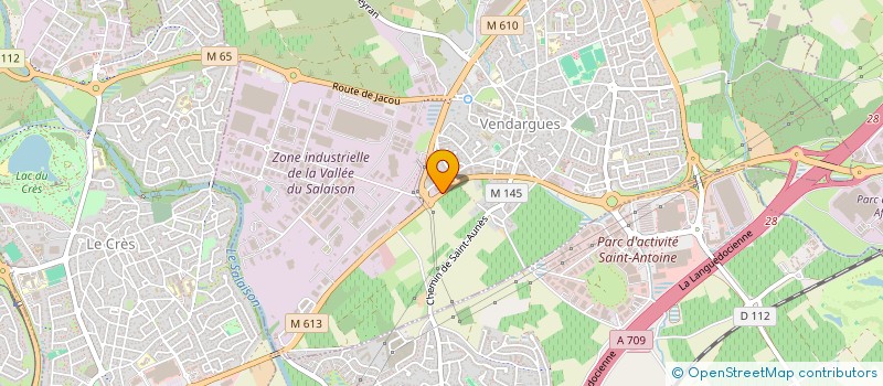 localisation de l'entreprise AU'CLEAN à VENDARGUES
