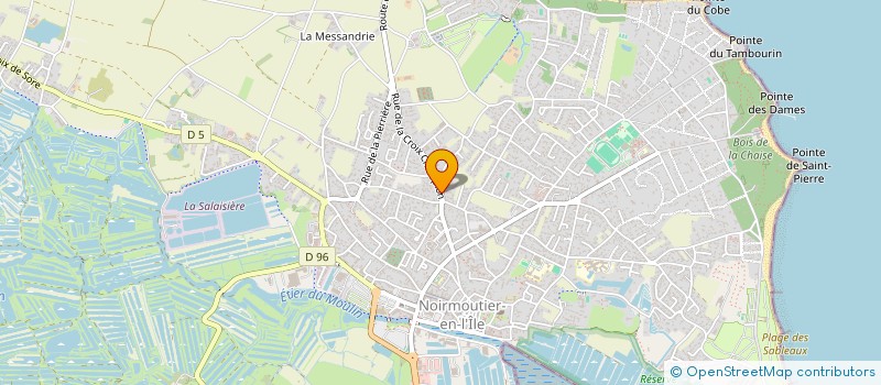 localisation de l'entreprise AU CO  NOIRMOUTIER-EN-L'ILE