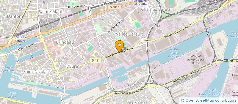 localisation de l'entreprise AU COCHON D'OR à LE HAVRE