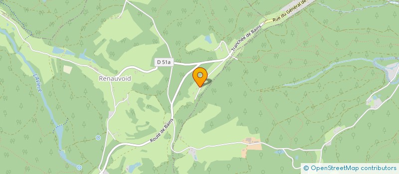 localisation de l'entreprise AU COCHON FUME VOSGIEN  RENAUVOID