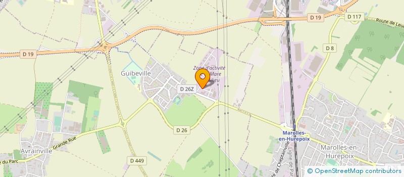 localisation de l'entreprise AU COCHON ROSE à GUIBEVILLE