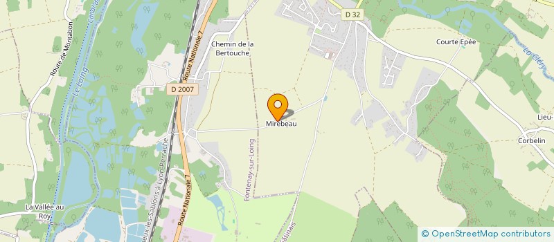 localisation de l'entreprise AU COCHON ROSE à FERRIERES-EN-GATINAIS