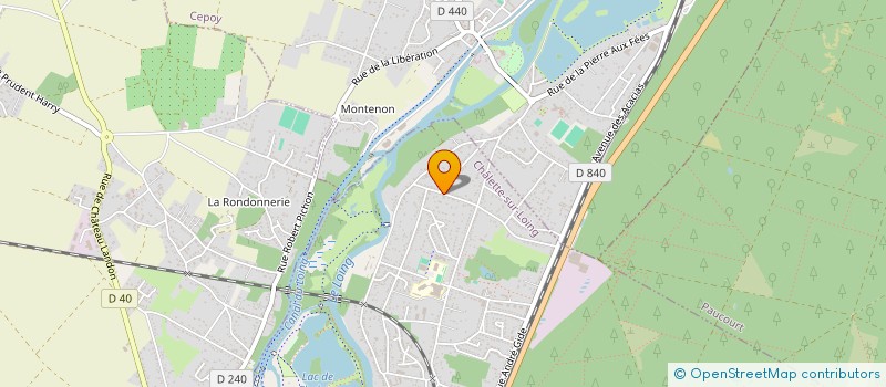 localisation de l'entreprise AU COCON DU VERDON  CHALETTE-SUR-LOING