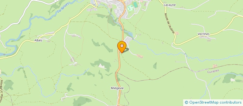 localisation de l'entreprise AU COEUR  MONTPEYROUX