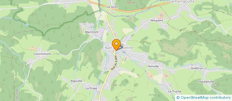 localisation de l'entreprise AU COEUR D'AVLINN à BAN-DE-LAVELINE