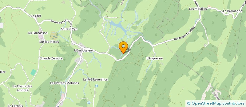 localisation de l'entreprise AU COEUR D'ENTRE NOUS  LA PESSE