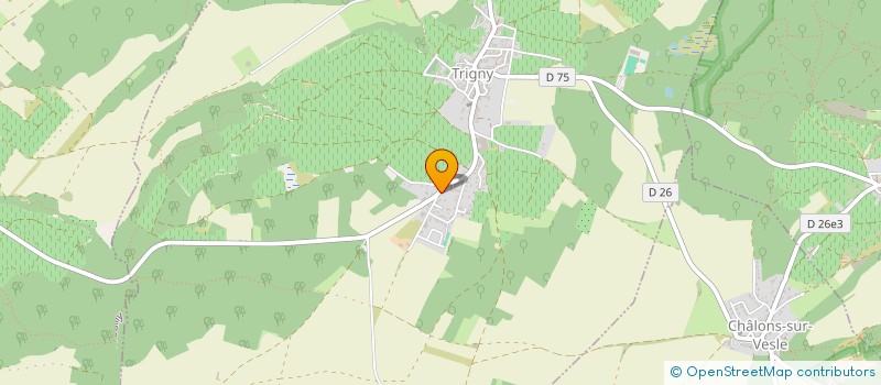 localisation de l'entreprise AU COEUR D'UN GRIMOIRE  TRIGNY