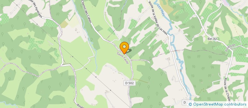 localisation de l'entreprise AU COEUR DE BOUBOULOU  SAINT-FAUST