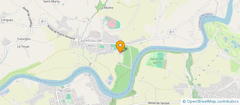 localisation de l'entreprise AU COEUR DE CASTELNAU-DE-LEVIS  CASTELNAU-DE-LEVIS