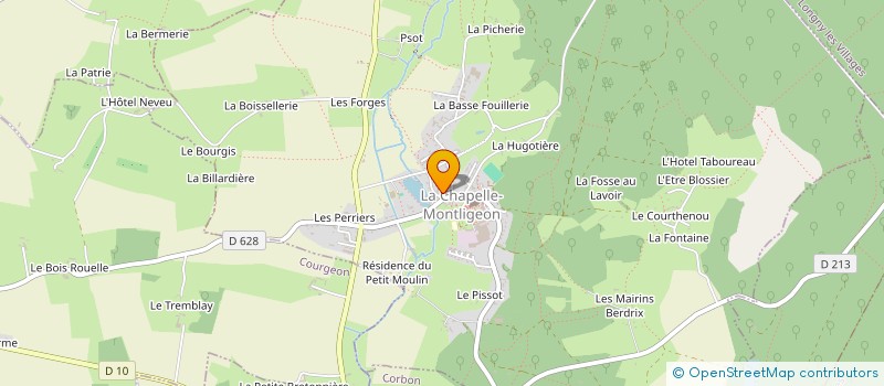 localisation de l'entreprise AU COEUR DE COURGEON  COURGEON