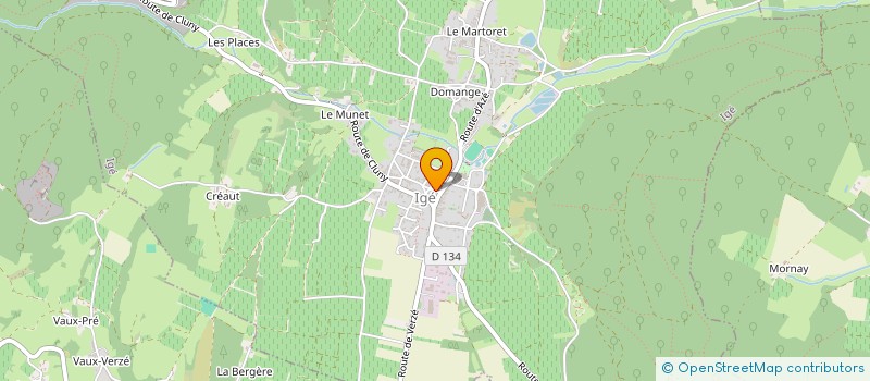 localisation de l'entreprise AU COEUR DE DOMANGE à IGE
