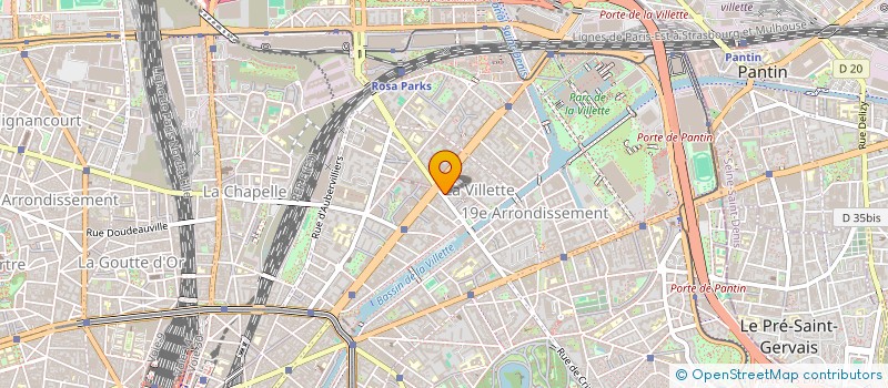 localisation de l'entreprise AU COEUR DE L'HORREUR  PARIS