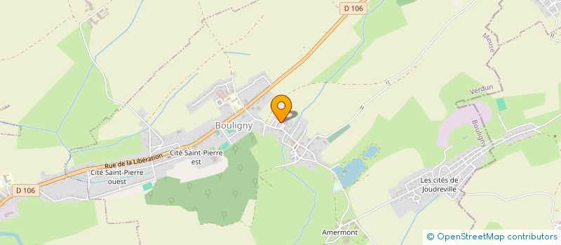 localisation de l'entreprise AU COEUR DE LA VIE à BOULIGNY