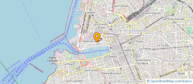 localisation de l'entreprise AU COEUR DE MARSEILLE à MARSEILLE