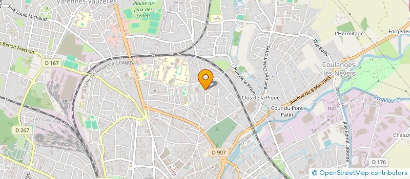 localisation de l'entreprise AU COEUR DE NOS TERROIRS à NEVERS
