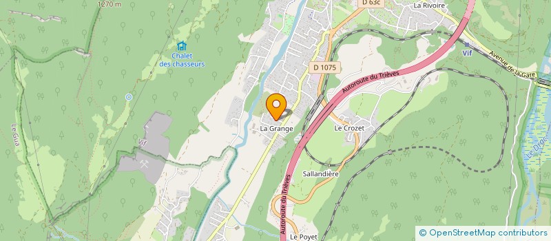 localisation de l'entreprise AU COEUR DE SOI  VIF