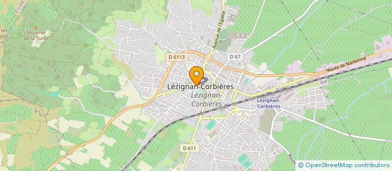 localisation de l'entreprise AU COEUR DE SOI  LEZIGNAN-CORBIERES