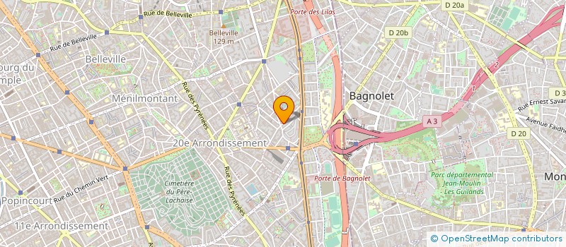 localisation de l'entreprise AU COEUR DE SOI (E)  PARIS