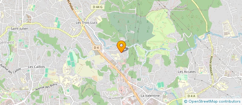 localisation de l'entreprise AU COEUR DE TOI  MARSEILLE