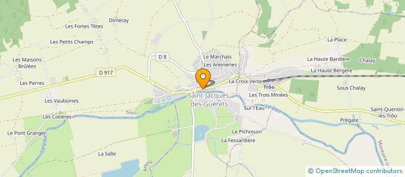 localisation de l'entreprise AU COEUR DE TROO  TROO