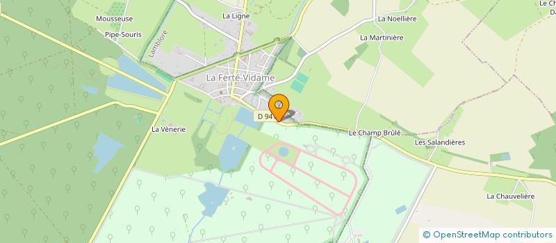 localisation de l'entreprise AU COEUR DE VOS FORETS à LA FERTE-VIDAME