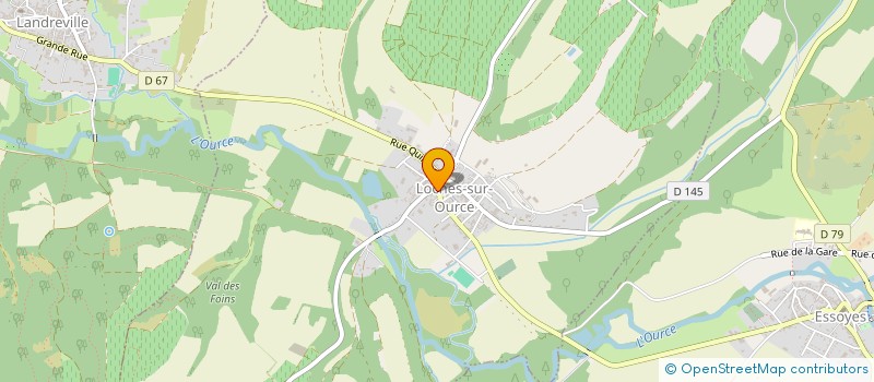 localisation de l'entreprise AU COEUR DES BULLES  LOCHES-SUR-OURCE