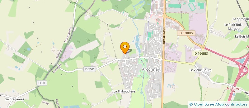 localisation de l'entreprise AU COEUR DES DETAILS  ARCONNAY