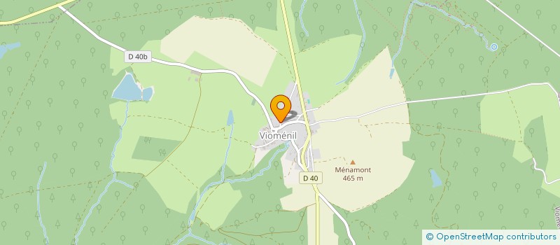 localisation de l'entreprise AU COEUR DES EVOLUTIONS  VIOMENIL