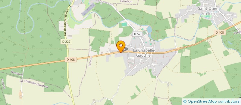 localisation de l'entreprise AU COEUR DES HOMMES à LA CHAPELLE-GAUTHIER