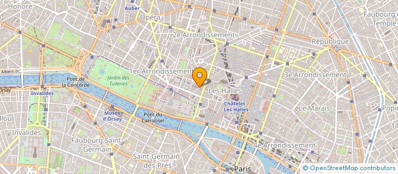localisation de l'entreprise AU COEUR DES MONTRES à PARIS