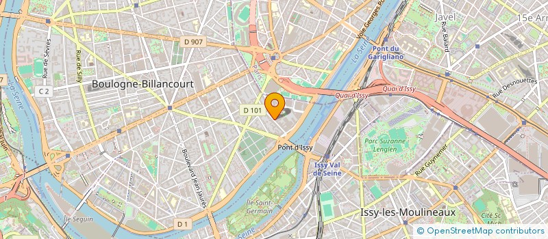 localisation de l'entreprise AU COEUR DES PAYSANS à BOULOGNE-BILLANCOURT