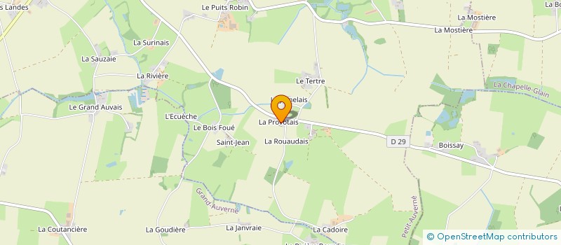 localisation de l'entreprise AU COEUR DU BOIS  PETIT-AUVERNE