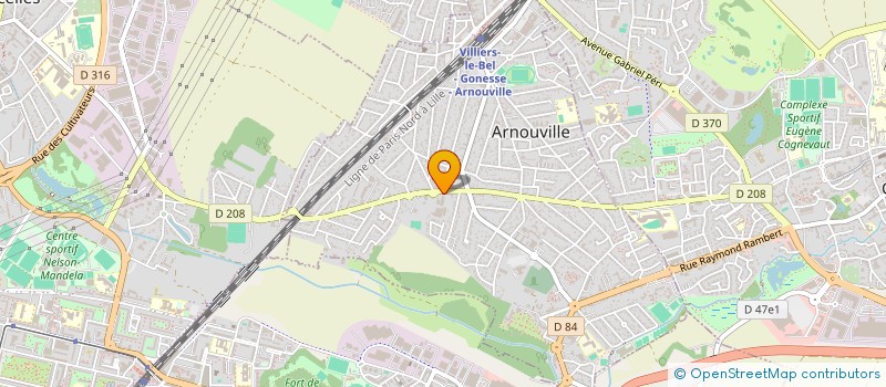 localisation de l'entreprise AU COEUR DU DAHLIA à ARNOUVILLE