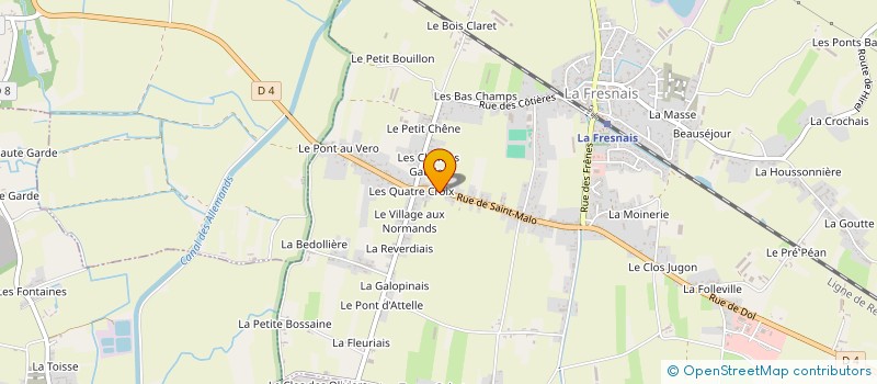 localisation de l'entreprise AU COEUR DU FEU à LA FRESNAIS